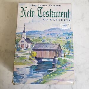 King James version bible New Testament on 12 Cassettes recordings By World Audio